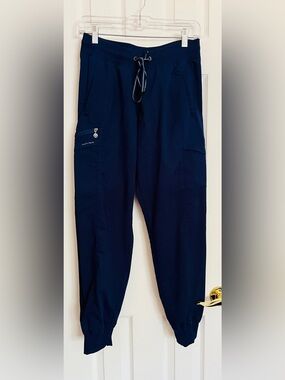 Healing Hands Purple Label Toby Jogger Scrub Pants // Navy Size Medium Petite